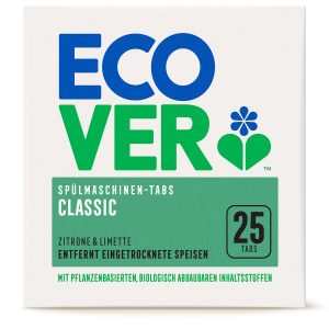 ECOVER Tablete ecologice pentru mașina de spălat vase (Classic), 500 gr, 25 de bucăți