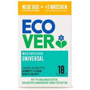 ECOVER Detergent Universal Rufe Concentrat (Levănțică și Eucalipt)1350 g