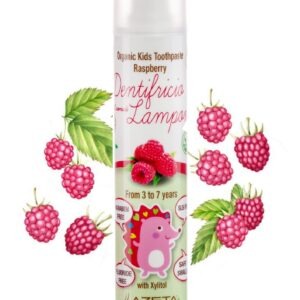 Azeta Pastă de dinți Organic pentru Copii 3-7 ani cu Zmeură 50 ml
