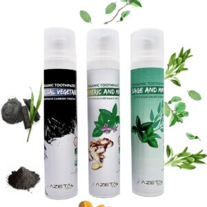 Azeta Pastă de dinți Organic cu Salvie și mentă 50 ml