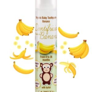Azeta Pastă de dinți Organic pentru Bebeluși cu Banană 0-3 ani 50 ml